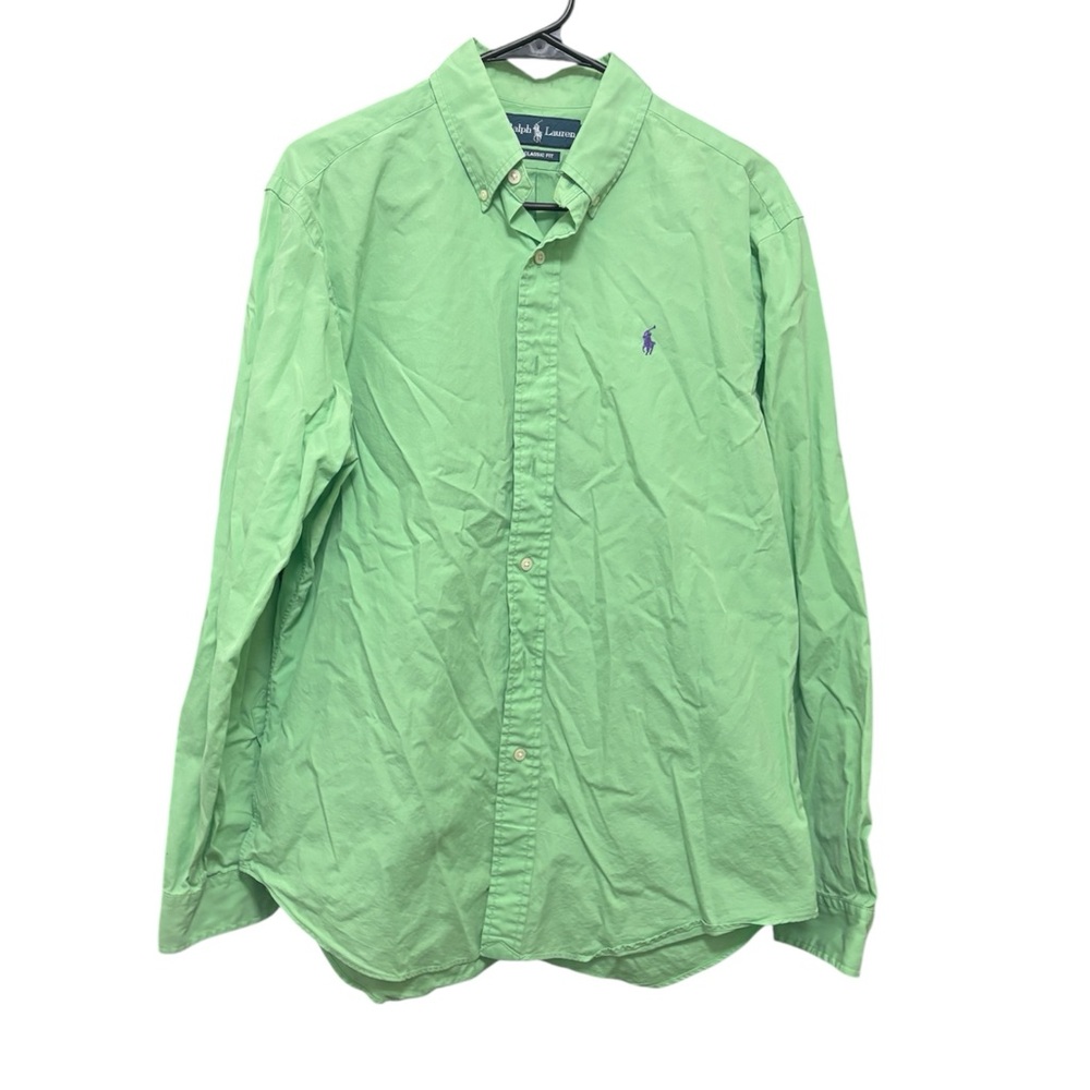 Ralph Lauren Green Casual Button Down Shirt